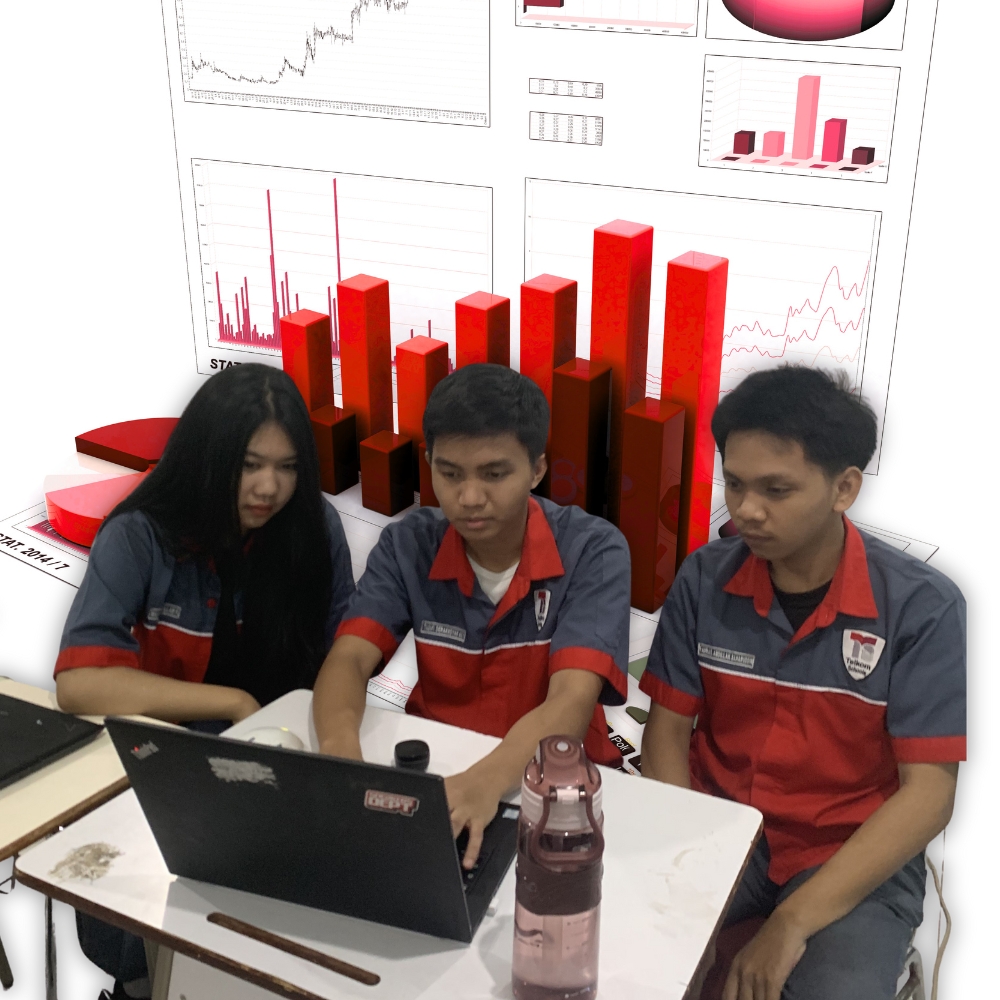 Tim profesional PsycheQuiz sedang berdiskusi di ruang meeting modern dengan whiteboard penuh diagram